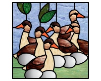 (image for) 12 days of christmas - 6 geese a laying variation 4